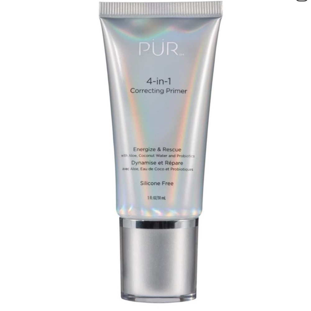 PÜR 4-in-1 Correcting Primer - Silver Shine